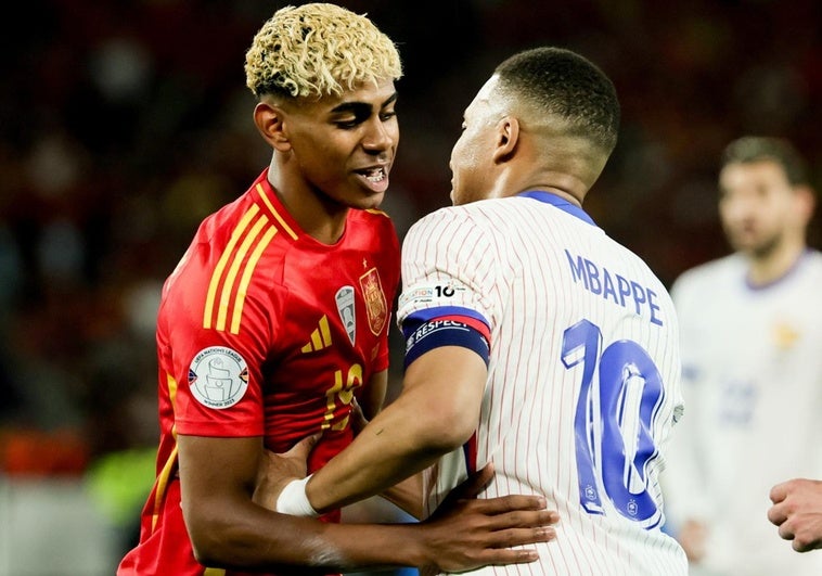 Lamine se ajusta la corona de Mbappé: «Por esto juego al fútbol»