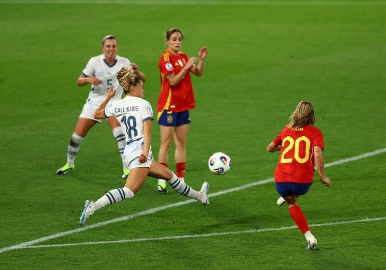 El uno por uno del España-Suiza: Claudia Pina, especialista en goles de bandera