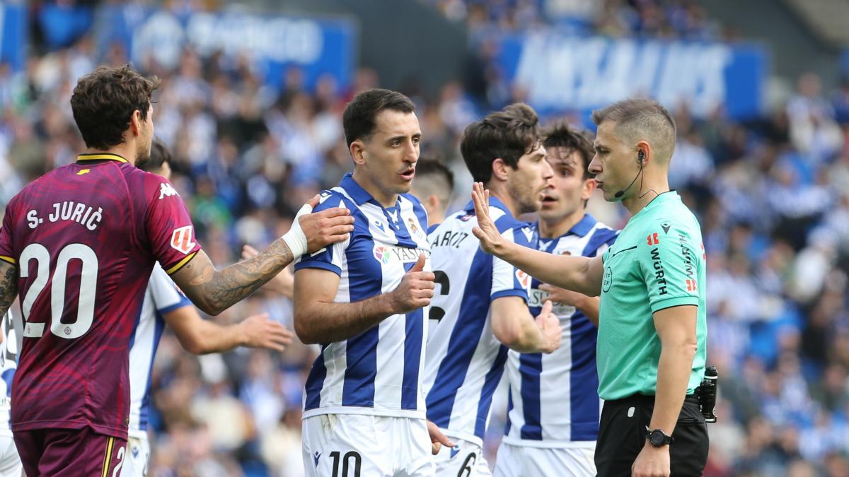 La Real no sabe lo que es perder en Anoeta con el árbitro designado para el duelo ante el Sevilla