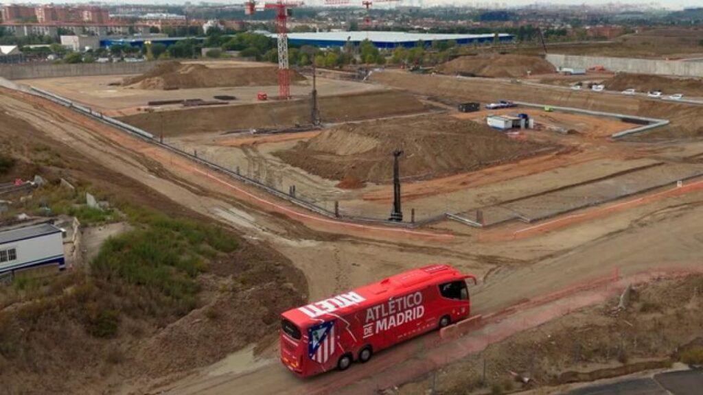 El avance del gran proyecto del Atlético, a vista de dron