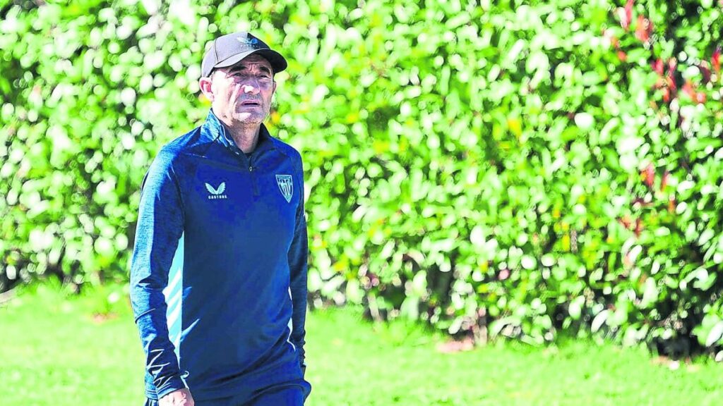 Valverde explica el motivo de la reunión en Lezama