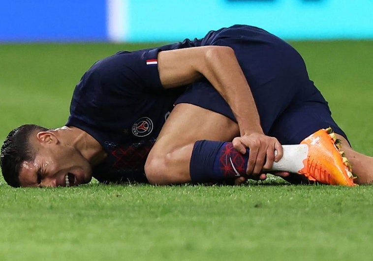 Alarma en Marruecos por las lágrimas de dolor del lesionado Achraf Hakimi