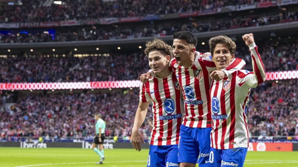 El Atlético de Madrid gana 3-0 al Sevilla en el Metropolitano