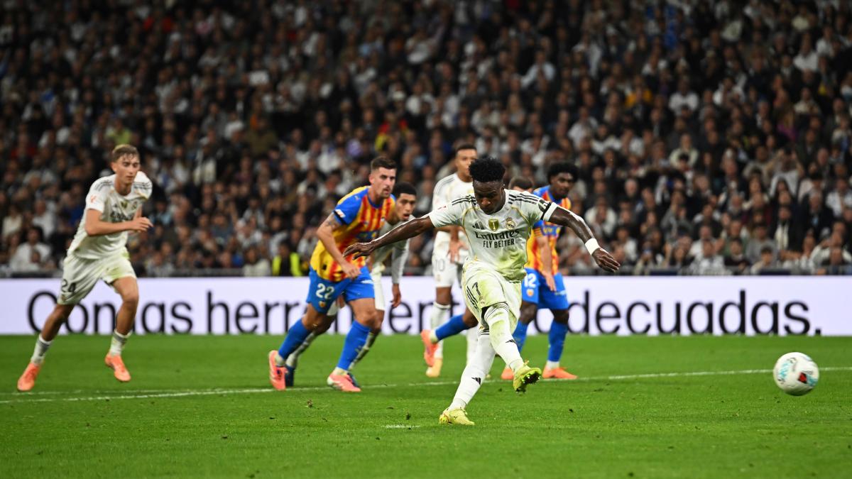 El vídeo sobre los lanzamientos de penalti de Vinicius que se ha vuelto viral