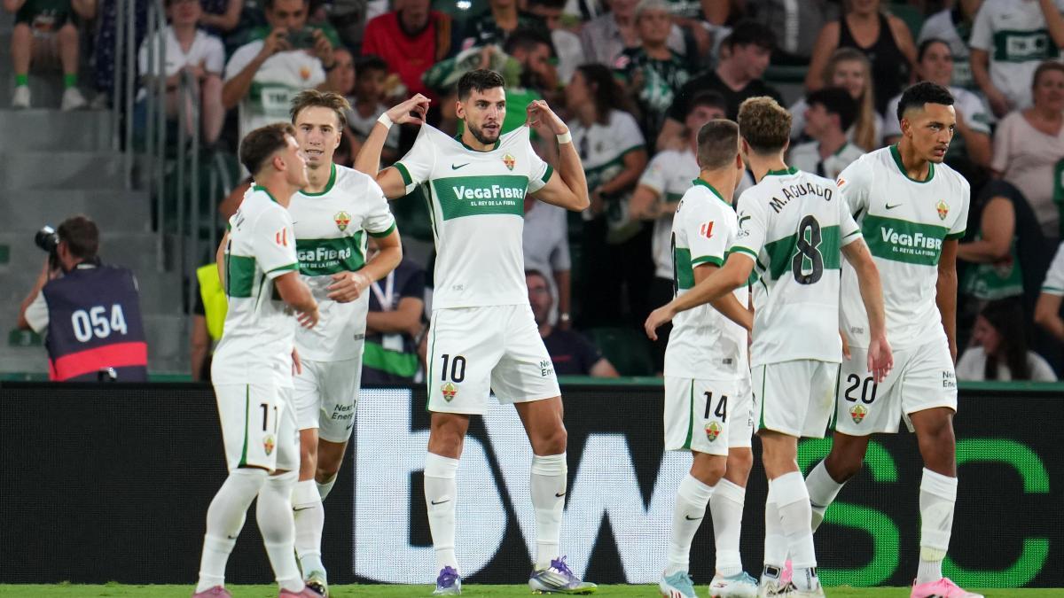 El Elche prepara la visita de la Real Sociedad con la única baja de Bigas