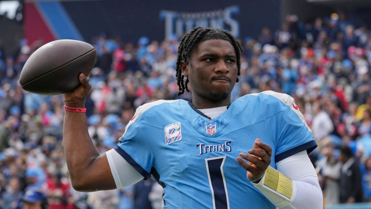Cam Ward pierde a sus hombres clave para el Tennessee Titans contra Los Angeles Chargers