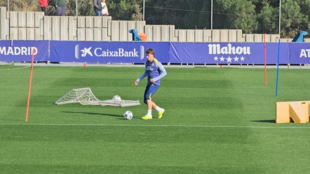 Pablo Barrios, la mejor noticia del entreno tras la victoria contra el Sevilla