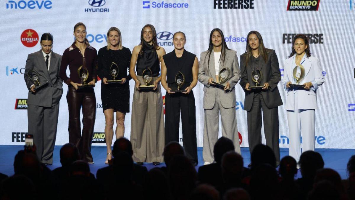 Éxito rotundo de la V Gala Femenina del Fútbol Europeo