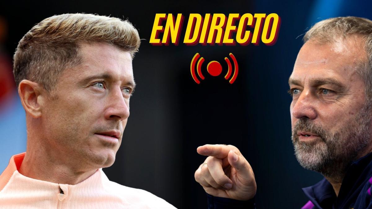 Rueda de prensa de Hansi Flick y Lewandowski previa al Brujas, en streaming