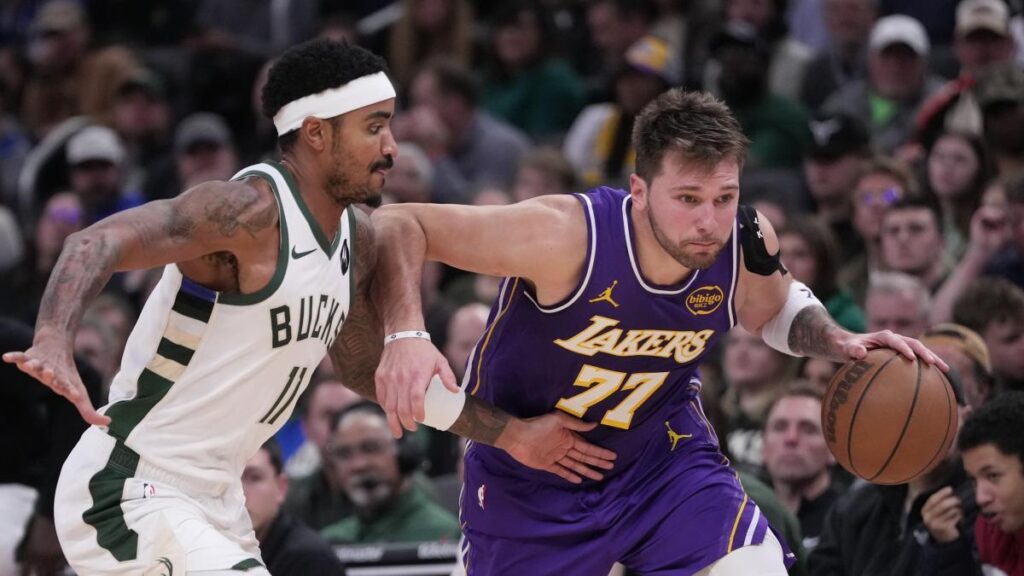 Doncic y los Lakers arrollan a los Bucks; los Thunder ponen el piloto automático