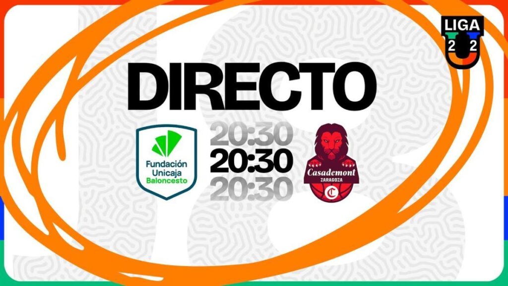 Unicaja Alhaurín de la Torre – Casademont Zaragoza, grupo A de la Liga U 2025-26, en streaming