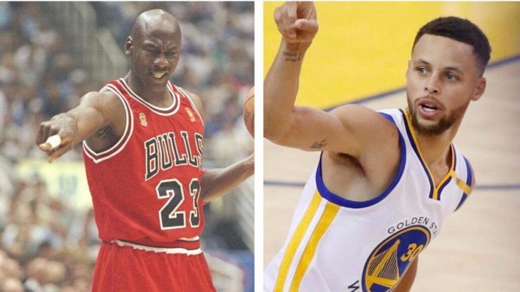 Stephen Curry supera a Michael Jordan