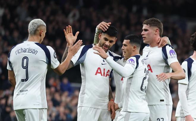 El Tottenham homenajea a Heung-Min Son en la goleada ante el Slavia de Praga