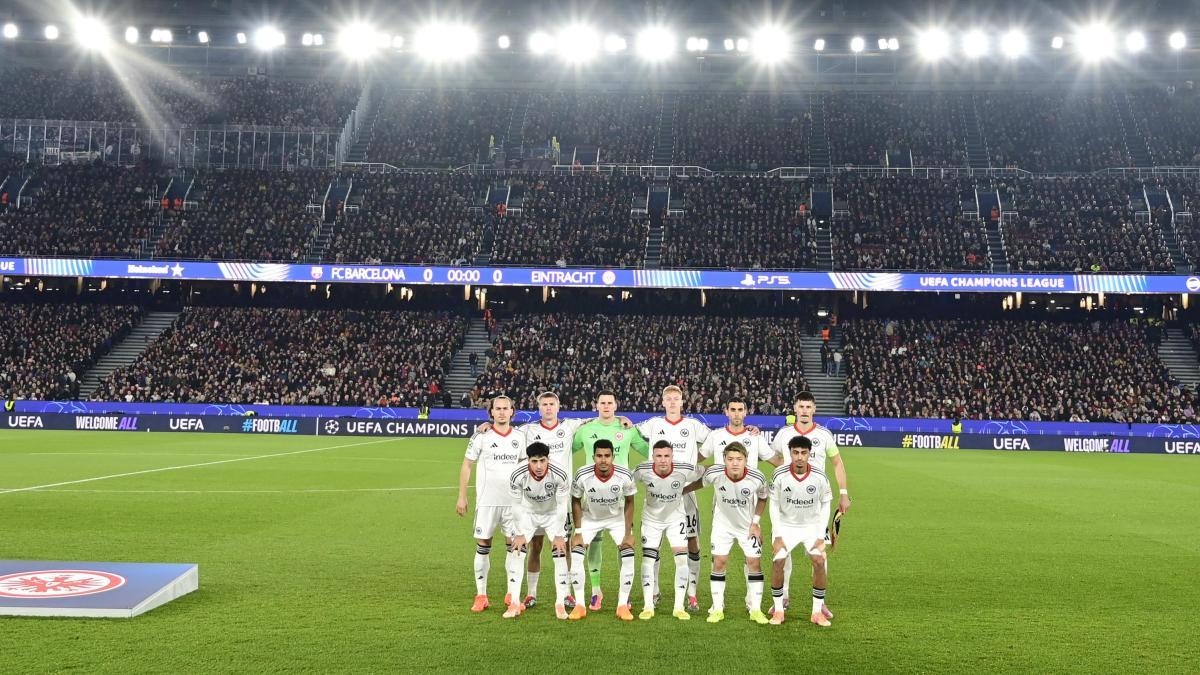 El 1x1 del Eintracht ante el Barça