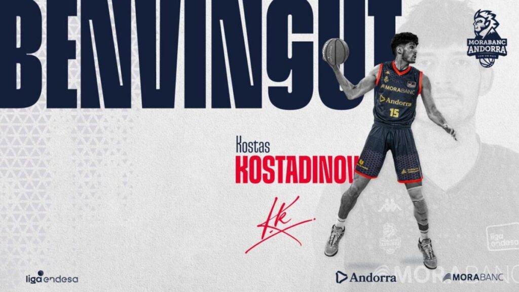 'Kostas' Kostadinov ficha por el MoraBanc Andorra, que empieza una pequeña reconstrucción