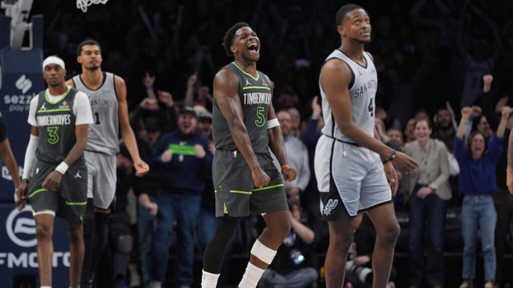 Anthony Edwards frena a los Spurs en una mala noche para los Warriors