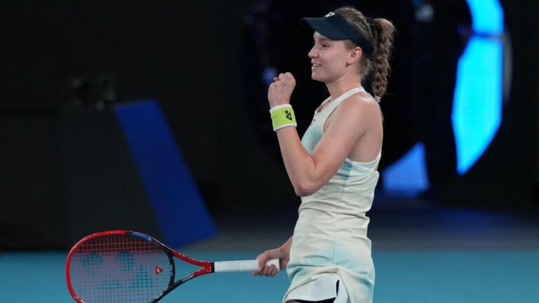 El dineral para Rybakina por ganar el Open de Australia