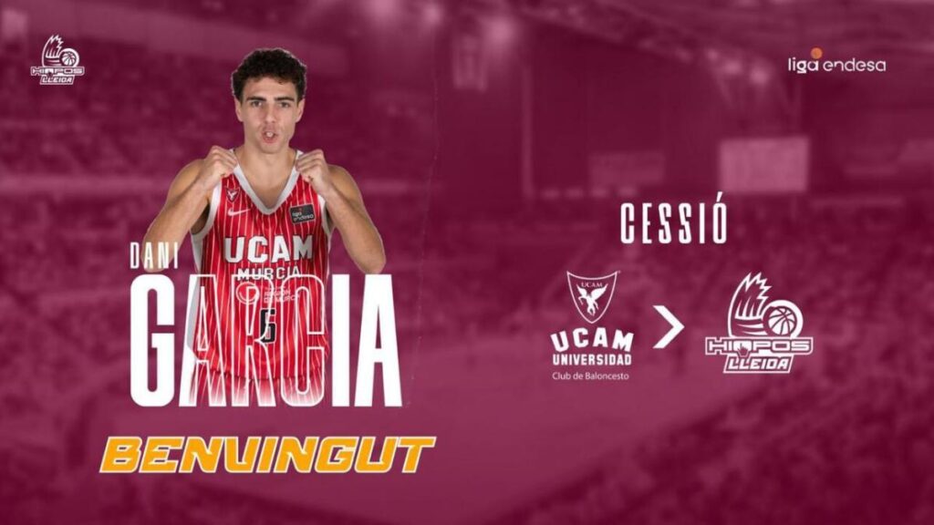 Dani García, cedido al Hiopos Lleida hasta final de temporada