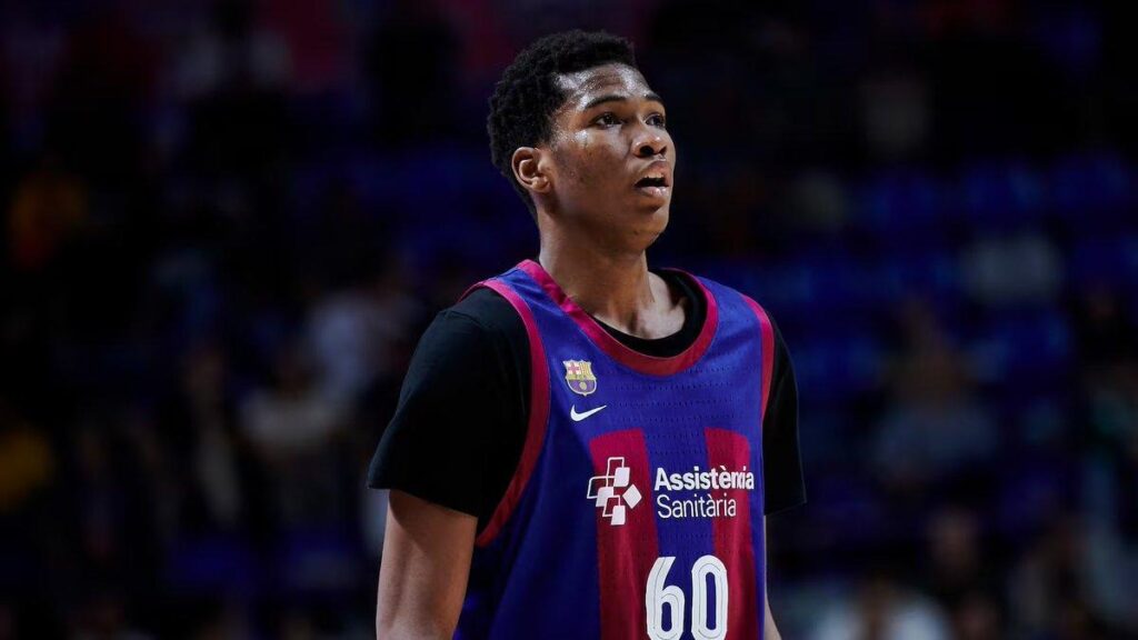 La NBA, obsesionada con este niño del Barça: “Una fusión de Wembanyama y Anteto”