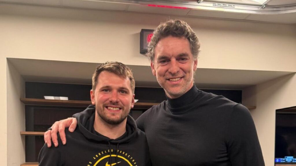 Barça y Madrid se entienden: el enternecedor momento entre Pau Gasol y Doncic