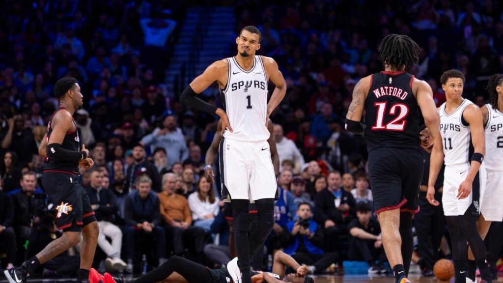 Los Spurs no necesitan la mejor versión de Wembanyama para aplastar a los 76ers