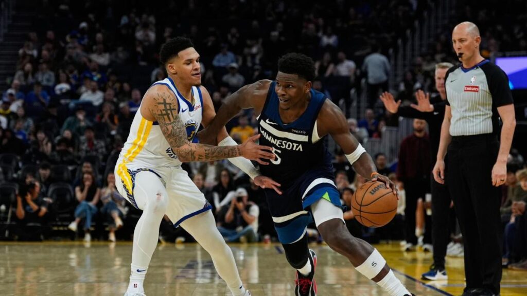 Anthony Edwards reina sin Curry, Durant rescata a los Rockets y los Cavs se pasean