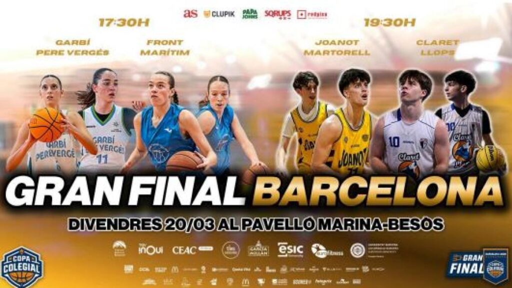 El Marina-Besòs acoge la gran final de la Copa Colegial Barcelona 2026