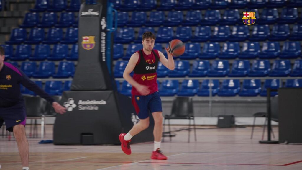 Juan Núñez se incorpora al trabajo grupal con el Barça