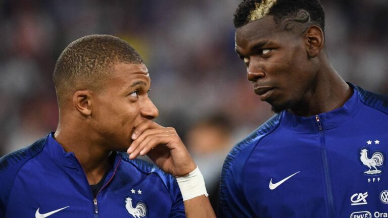 Pogba defiende a Mbappé: "Marcó más goles que Cristiano y Ronaldo"