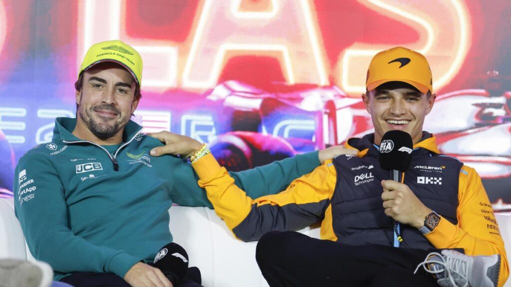 El guiño del campeón Lando Norris a Fernando Alonso