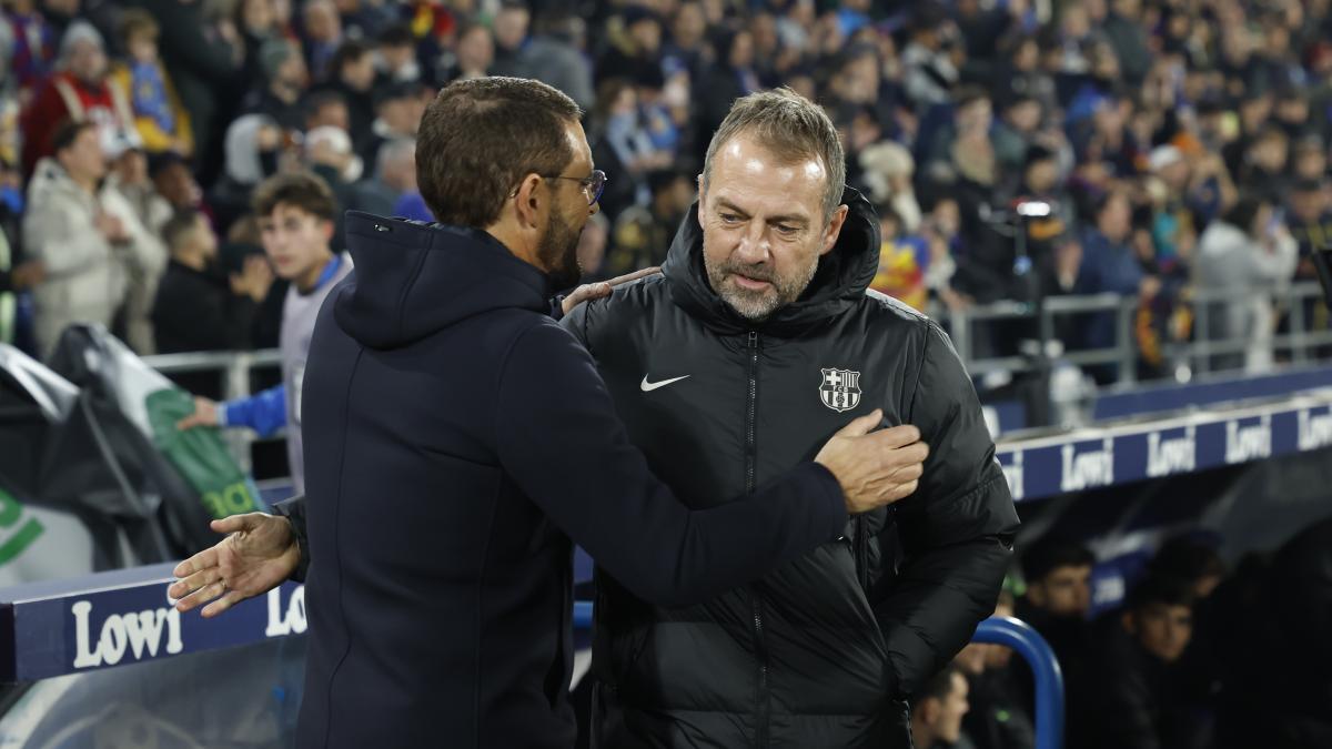 Flick advierte de lo que les espera en Getafe y no entra a polemizar con Bordalás