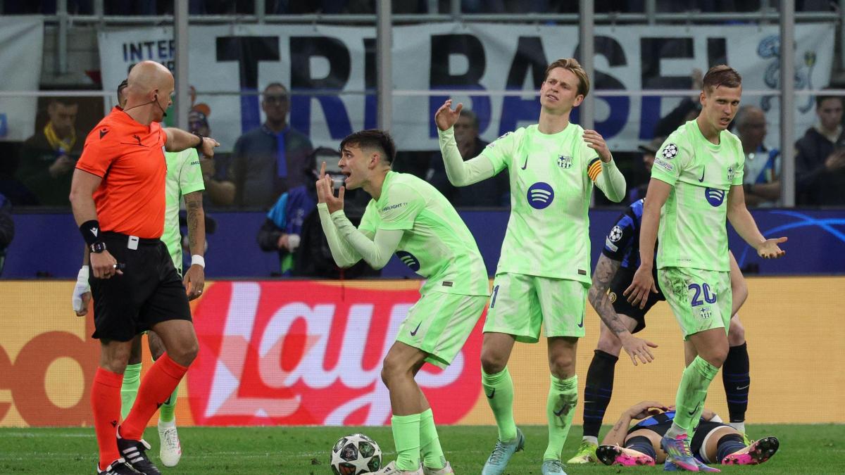 Marciniak, sobre el Inter-Barça: "Hubo dos decisiones en favor del Barcelona pero el VAR me corrigió"