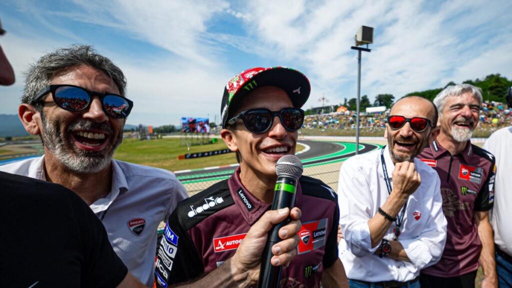 El CEO de Ducati lo confirma: pronto llegará el esperado anuncio de la continuidad de Márquez
