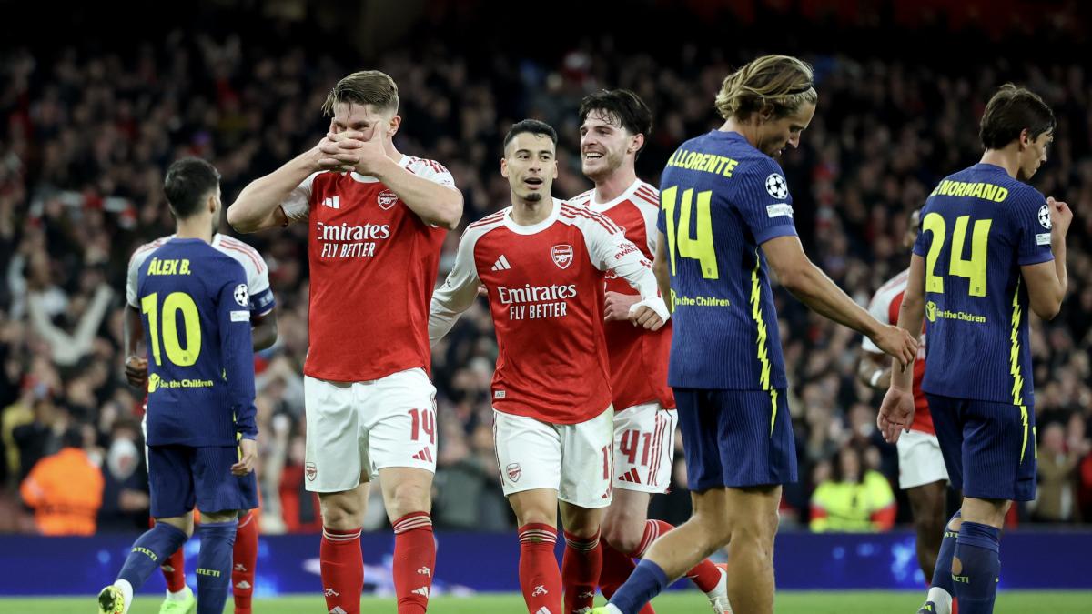 El Atlético-Arsenal en 5 duelos