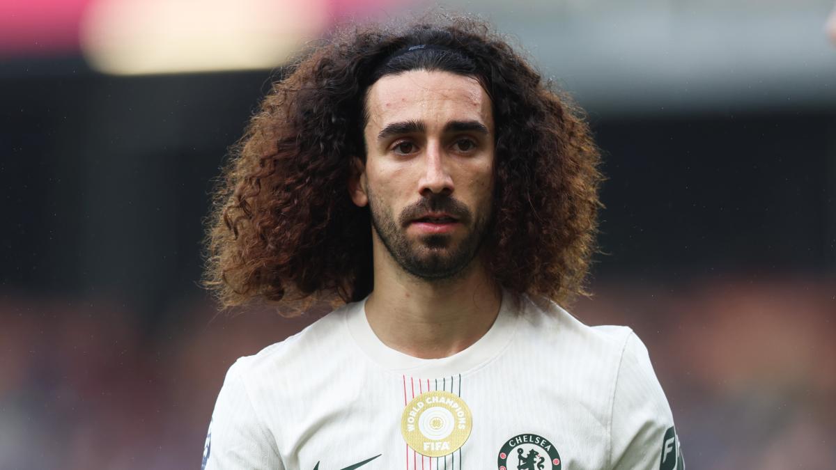Marc Cucurella, a tiro