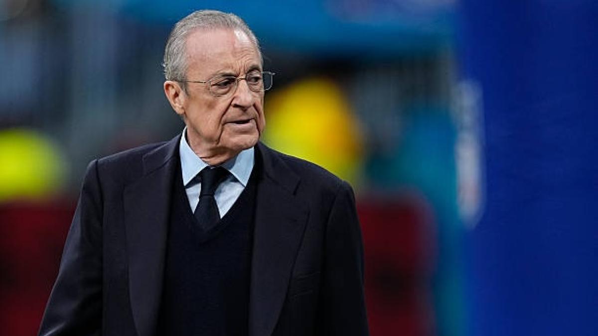 Florentino Pérez, presente en el tanatorio de José Emilio Santamaría