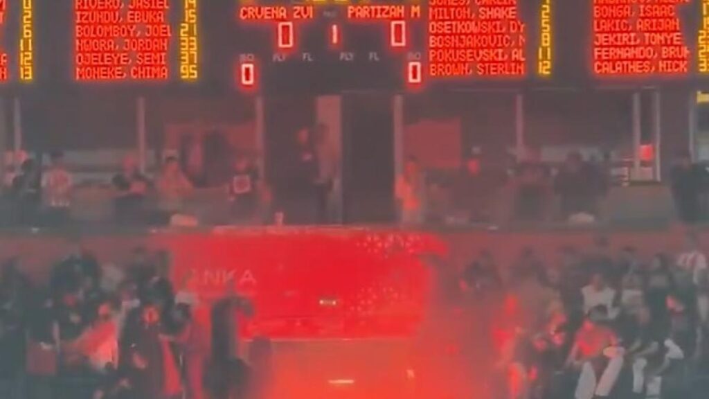 Graves incidentes en el derbi de Belgrado