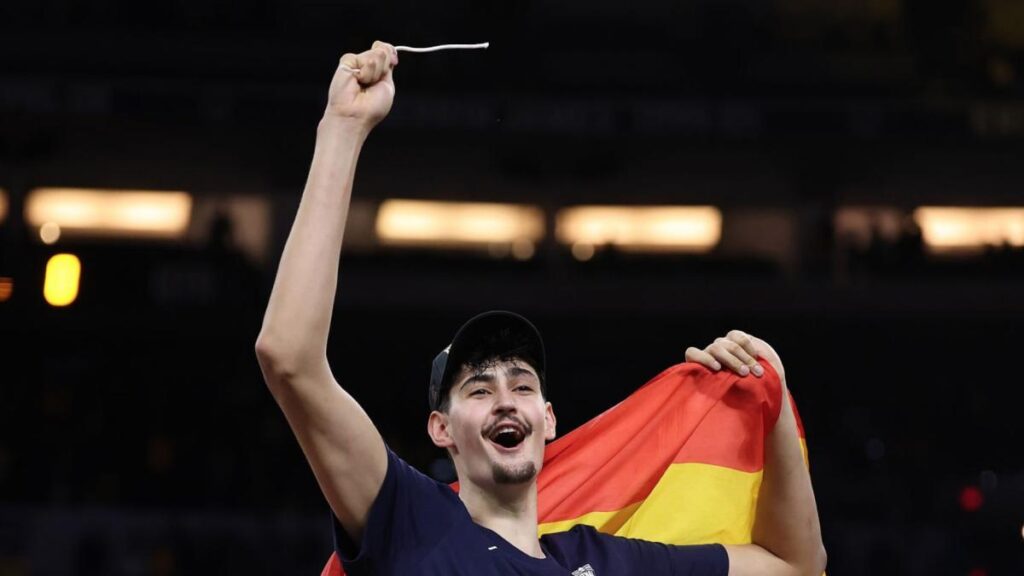 Desatado: el momentazo de Aday Mara con la bandera española