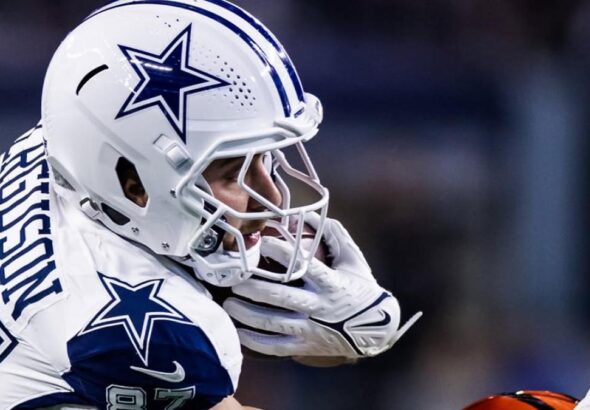 Jake Ferguson, jugador de la NFL, habla de su amor por España y el deseo de jugar en el Bernabéu