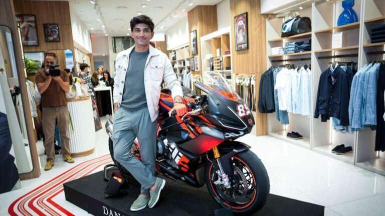 La elegancia entra en el paddock de la mano de Jorge Martín