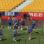 El Atleti realiza su último entrenamiento con buenas sensaciones