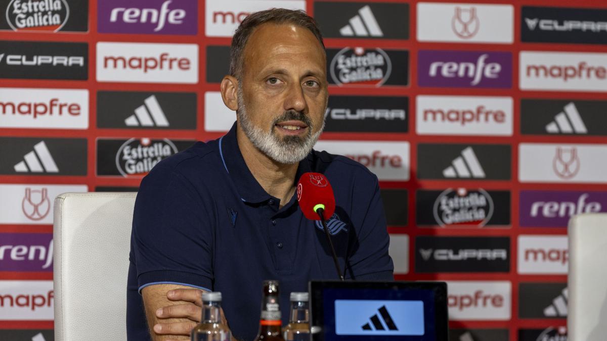 Matarazzo no aclara el portero de la final y se muestra muy tranquilo: "No tengo problema con la presión"