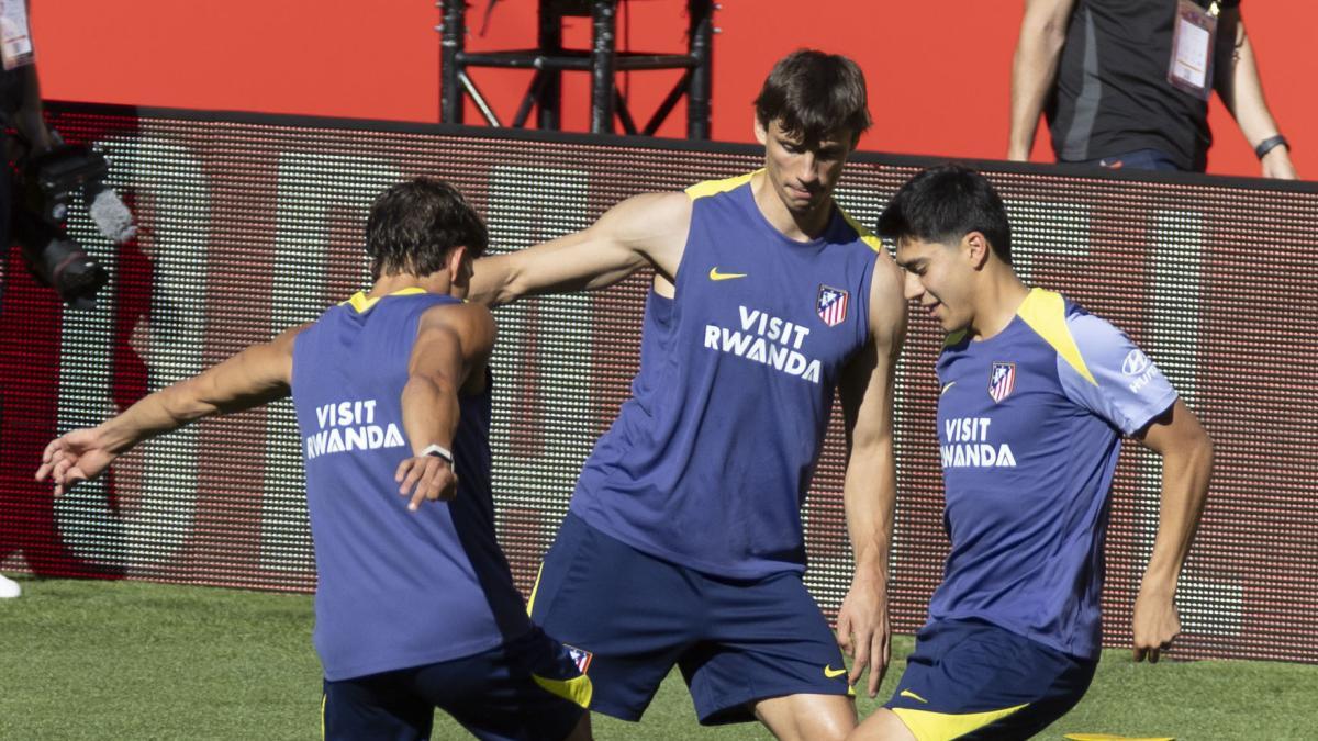 El posible once del Atlético para la final de la Copa del Rey Mapfre