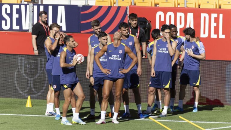 El Atlético repetirá vestuario en La Cartuja