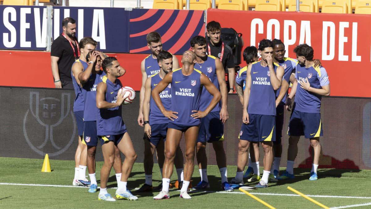 El Atlético repetirá vestuario en La Cartuja