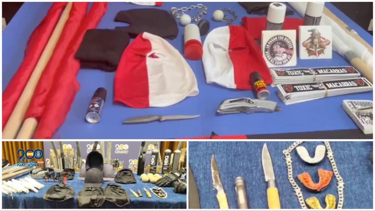 Intervienen material peligroso e identifican a 91 ultras antes de la Copa del Rey