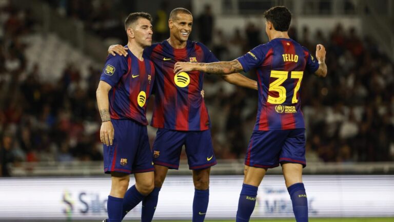 0-3: Rivaldo lidera el espectáculo de los Barça Legends en Indonesia