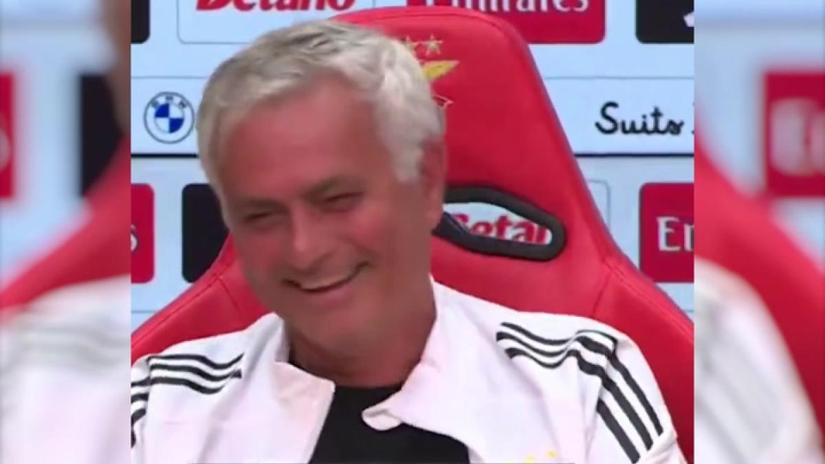 La inesperada respuesta que hizo romper a reír a Mourinho en plena rueda de prensa