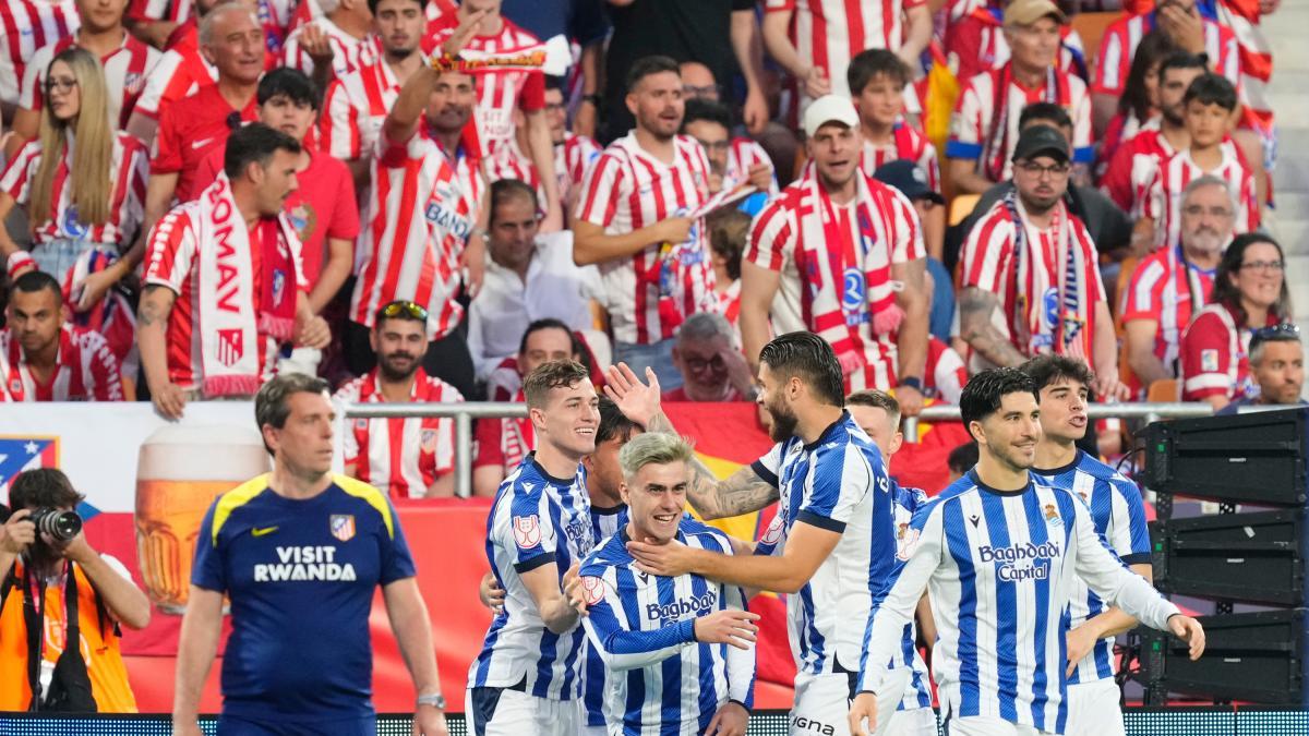 ¡La Real Sociedad se avanza a los 14 segundos!