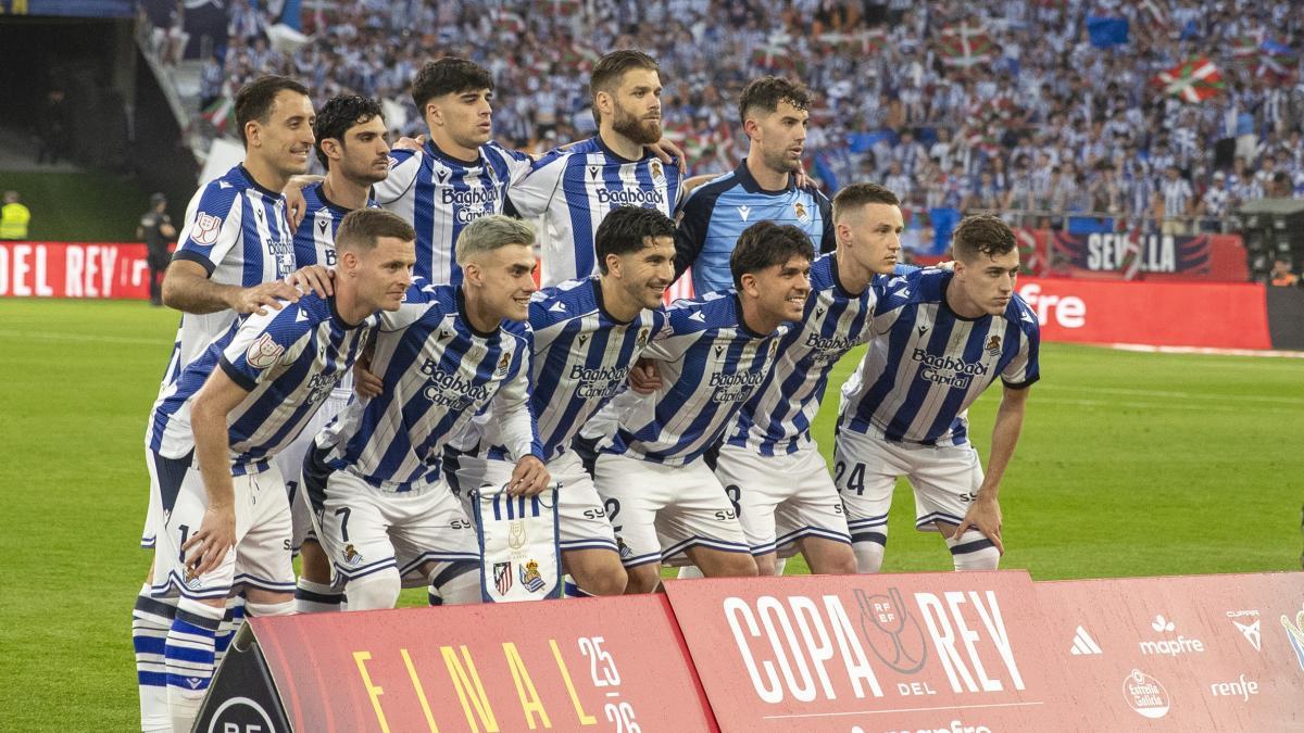 El 1x1 de la Real Sociedad ante el Atlético de Madrid al descanso
